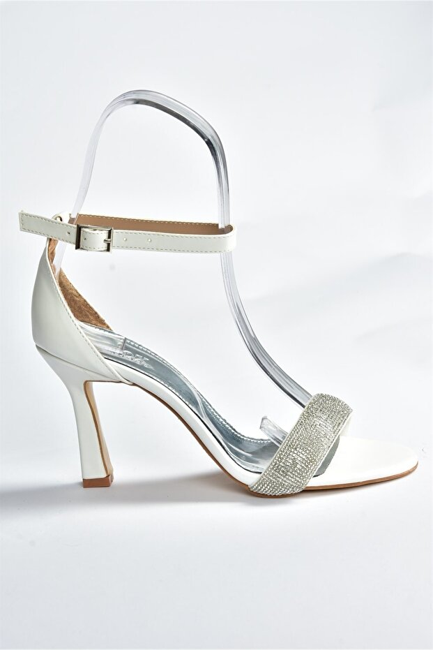 White Stone részletes női estélyi ruha cipő M572160709 - 5