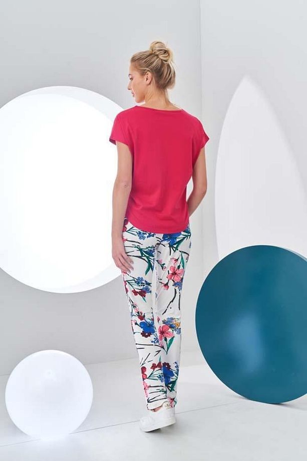 Kadın Kısa Kollu Pijama Takımı 24185 - 4
