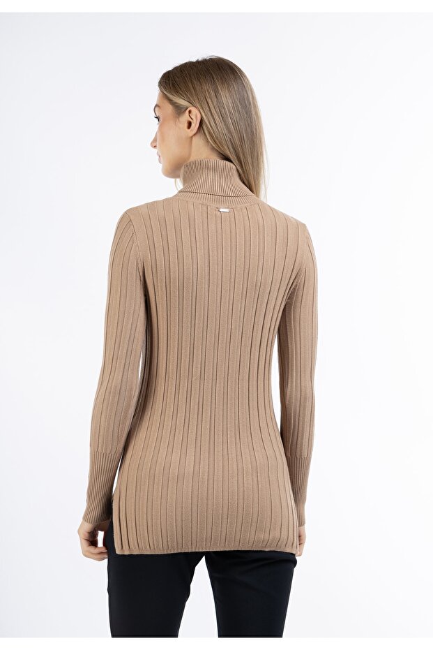 Strick Rollkragen Pullover - 3