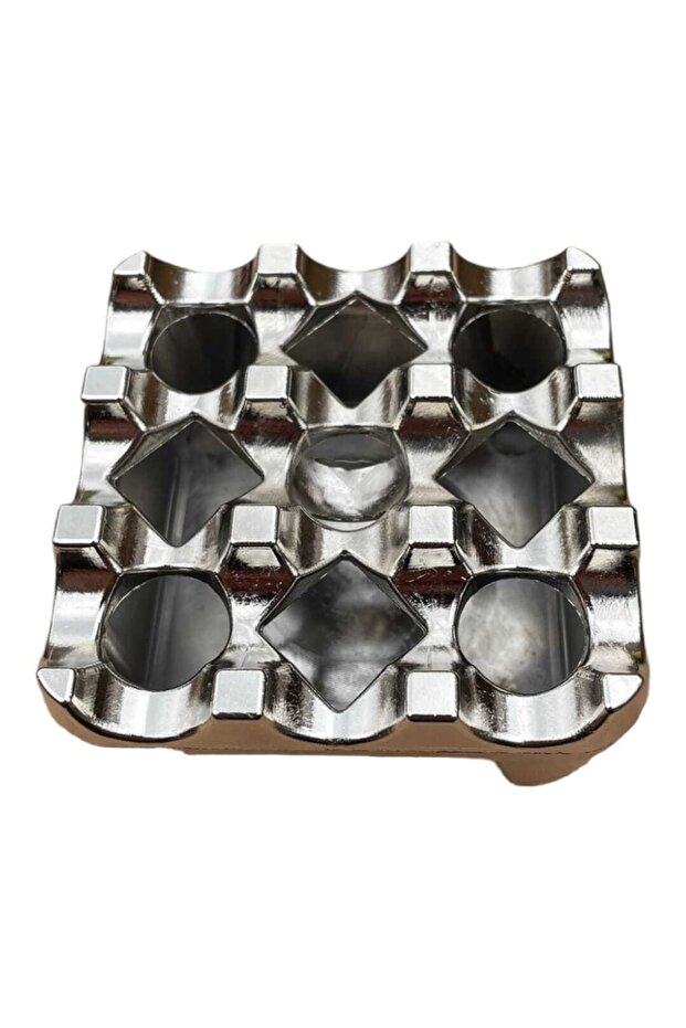 Metal Ash Tray Ashtray Square Cafe Ashtray Black Color