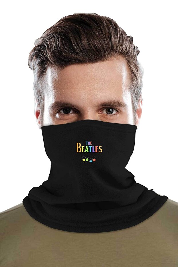 Beatles Printed Winter Fleece Neck Collar - BL3732 - 1