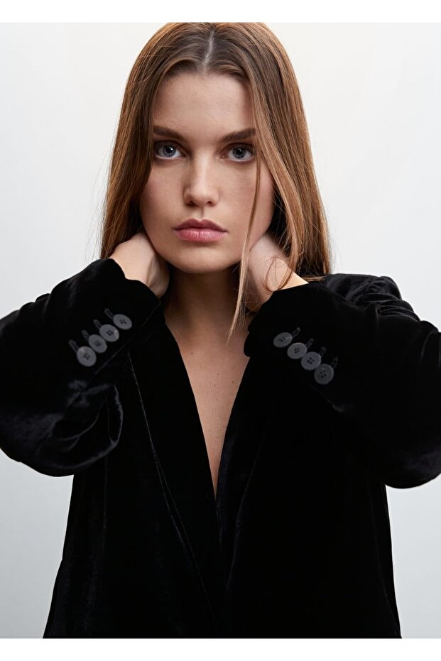 Blazer din catifea - 5