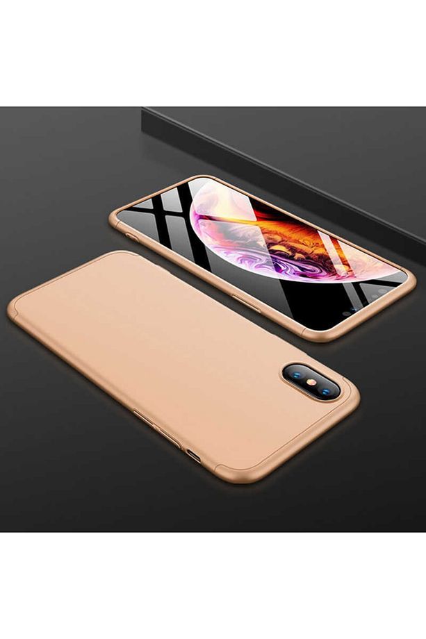 Apple Iphone Xs Max 6.5 Kılıf 3 Parçalı Koruma Hafif Ve Sert Kapak - 1