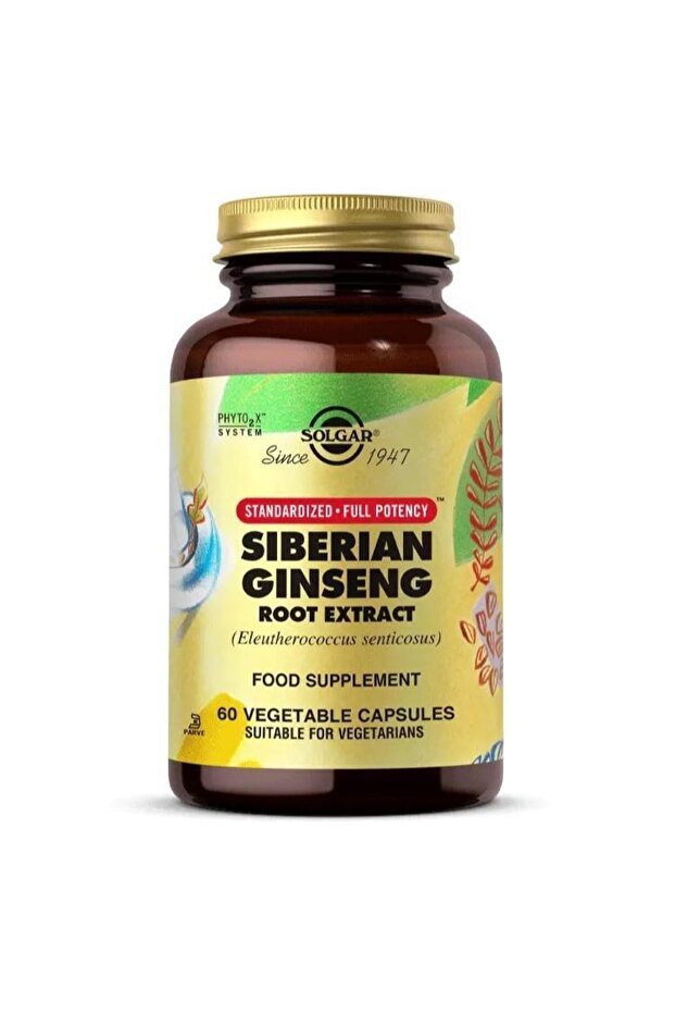 Siberian Ginseng Root Extract 60 Kapsül - 1