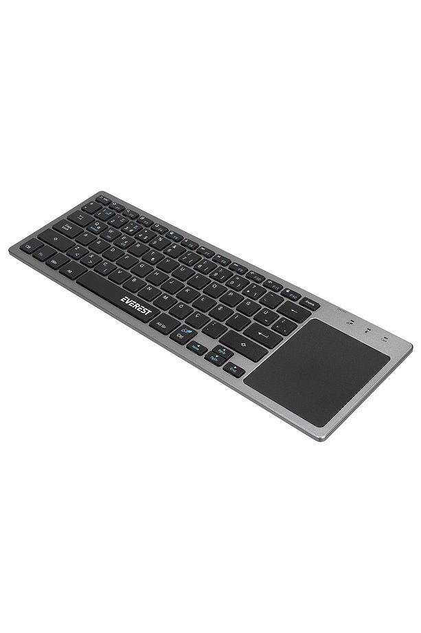 Ekw-61 Bluetooth Klavye 2.4ghz Wifi Toucpad Mouse Qmac/win/android/ıos Kablosuz Tv Uyumlu - 2