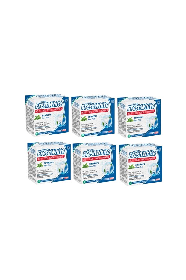 Tooth Polishing Powder Smokers 50 Gr x 6 Packs
