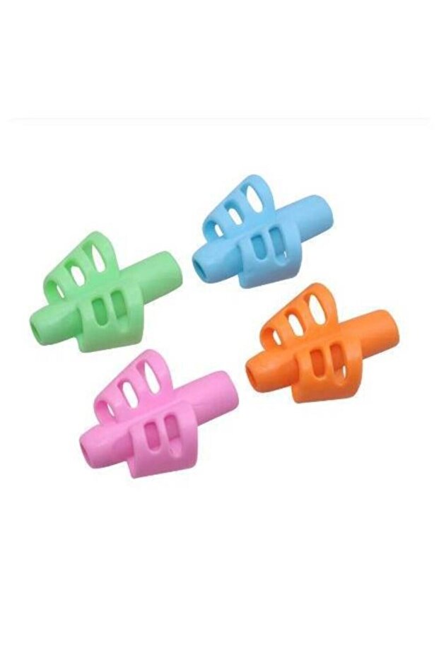 Kalem Tutamağı 4 Adet Set Tutamaç Tutma Tutamak Kavrama Yazı Yazma Tutuş Düzeltme Öğrenmeye Yardımcı - 1