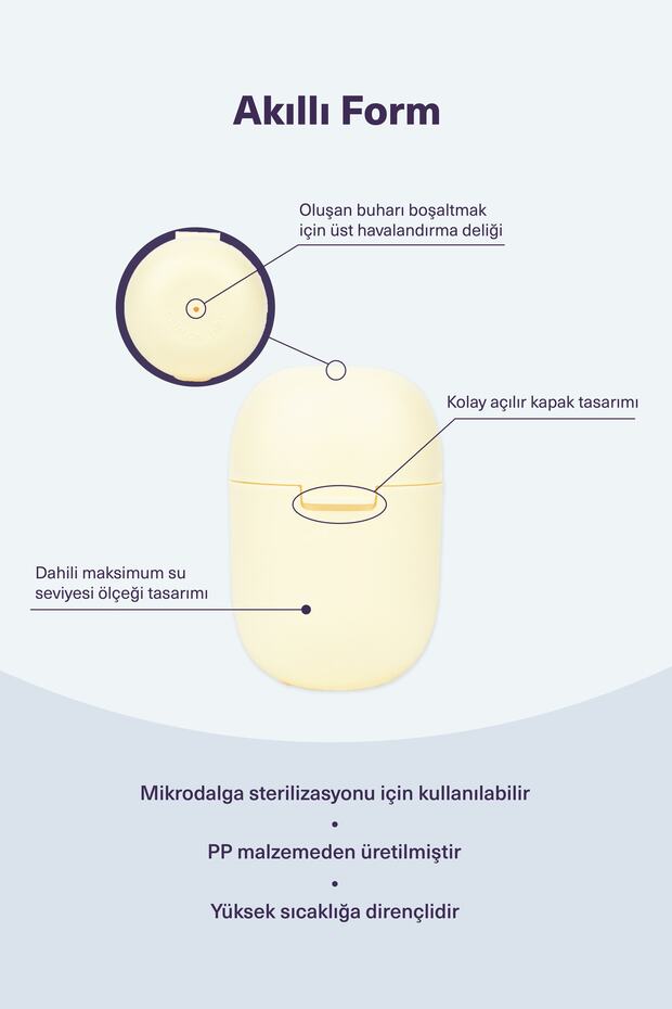 Deneyim Seti - Menstrual Kap Menstrüel Kap Adet Kabı Regl Kabı [[Small Transparan]] - 5
