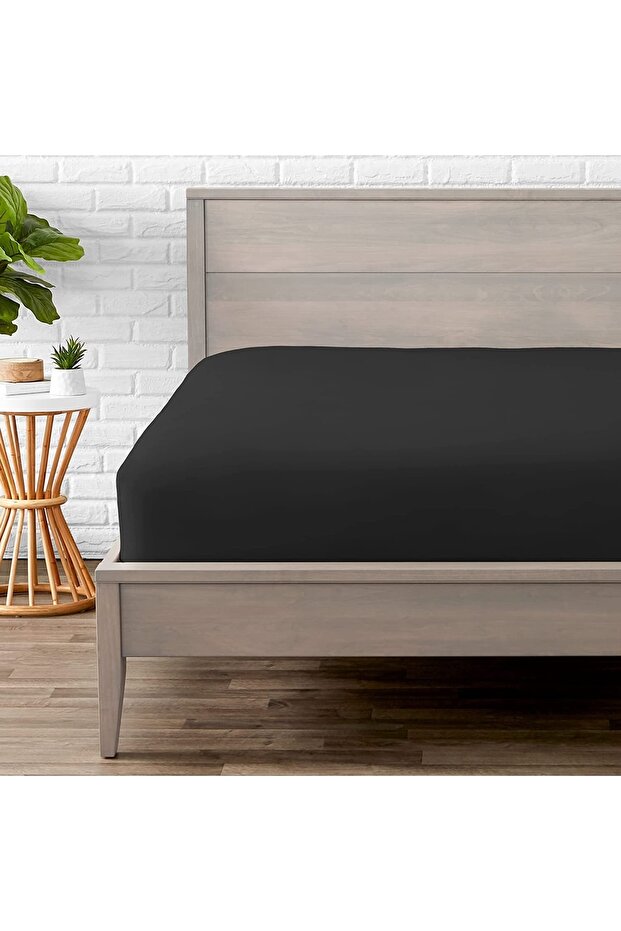 Ελαστικό σεντόνι Μαύρο - 2