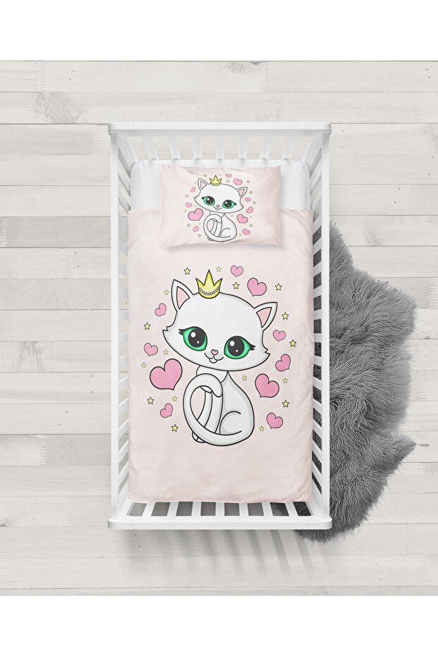 Erayshome Princess Cat 3D Digital Printed Baby Bedding Set