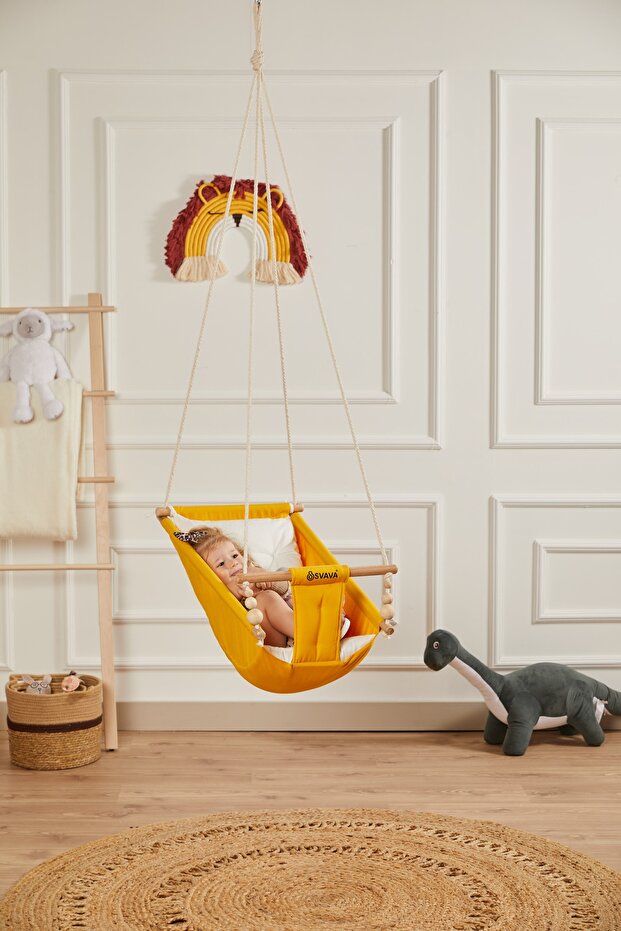 Rüya Bebek Hamak Salıncak Sarı - 3