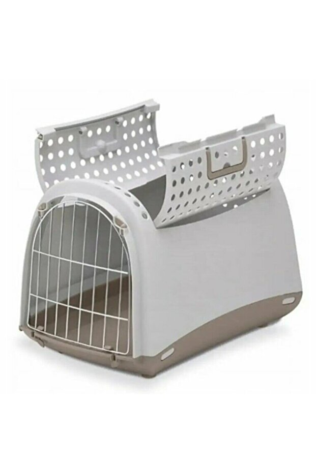 Linus Convertible Openable Gray Cat Carrying Bag 50 X 32 X 34.5 Cm