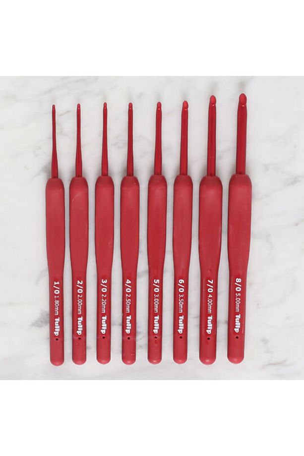 Etimo Red Kırmızı Yün Tığ Seti - 3