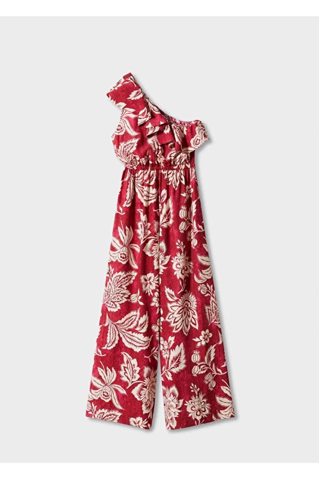 Fırfırlı Asimetrik Tulum - 3