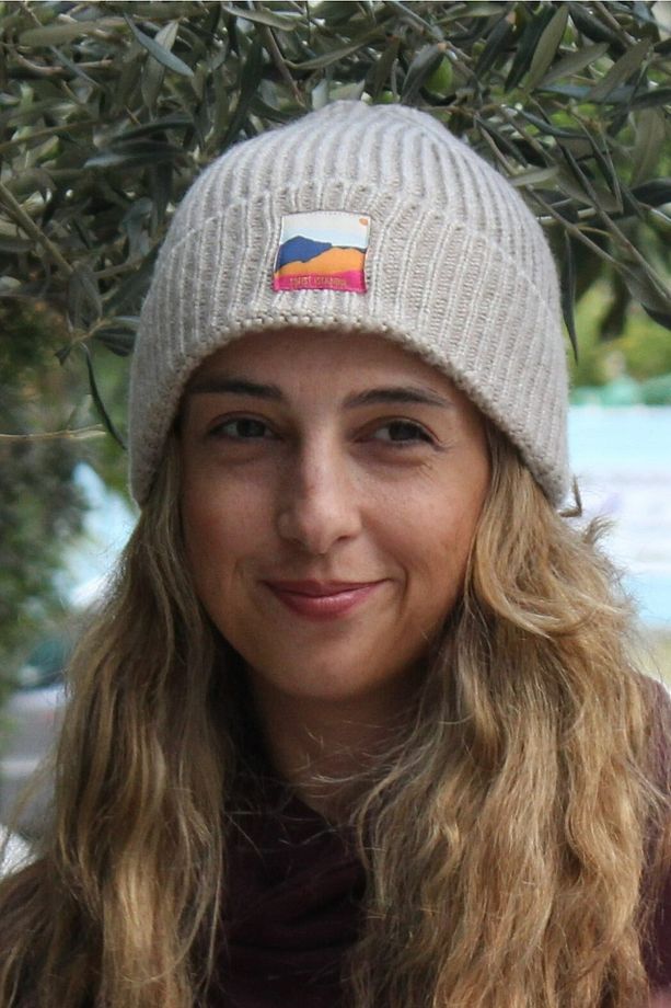 Stone Gray Unisex Beanie Taş Gri Dokuma Etiketli Soft Yıkama Yünlü Ve Katlamalı Örgü Bere - 3