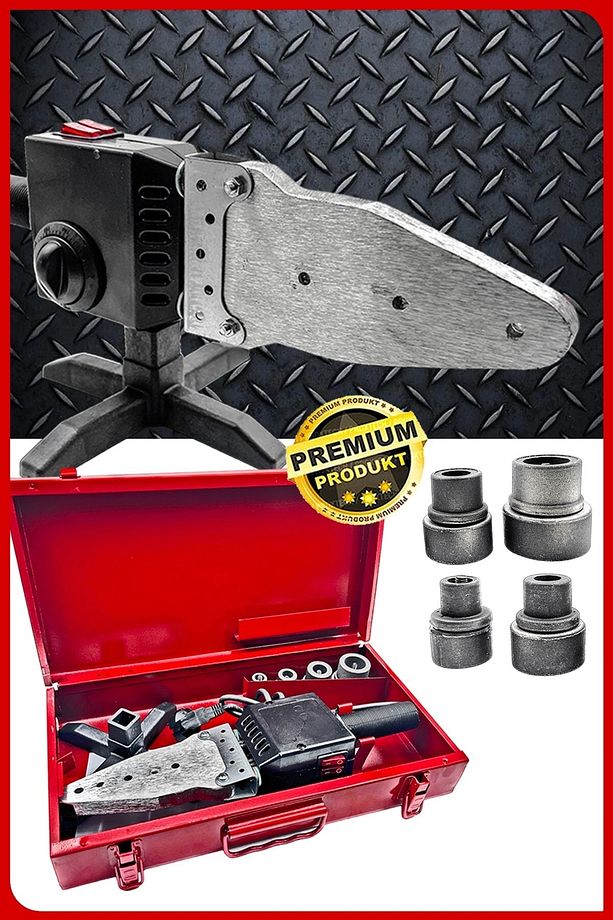 Yüksek Kalite Çift Residans Ayarlı Pprc Plastik Boru Kaynak Makinesi 3 Metre Teflon Makaslı Set - 2