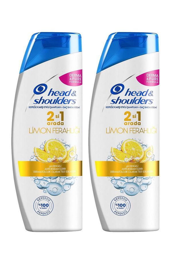 Limon Ferahlığı Şampuan 400 ml  2'si 1 Arada * 2 Adet - 1