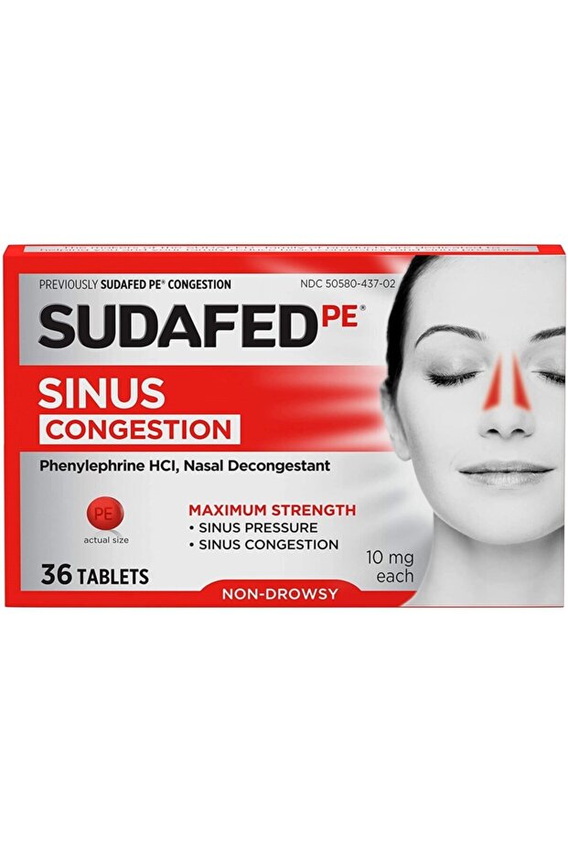 Sudafed Pe Sinus 36 Tablet - 1