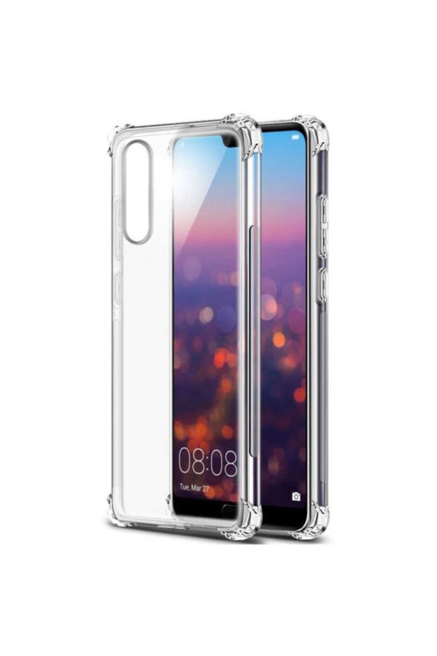 Teleplus Huawei P20 Pro Case Ultra Protection Transparent Anti Shock Case + Glass Screen Protector