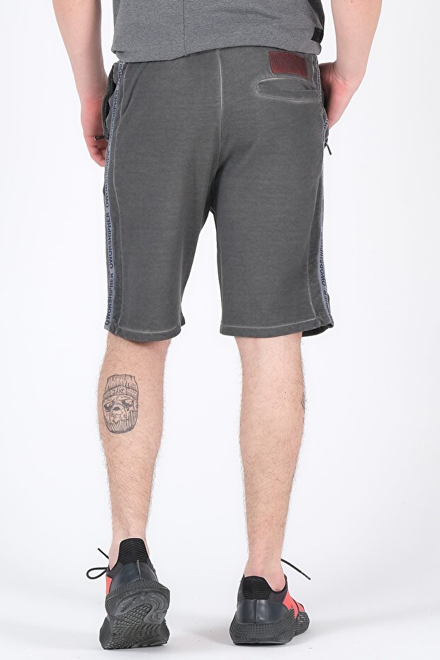 Erkek Yıkamalı Şort - 3