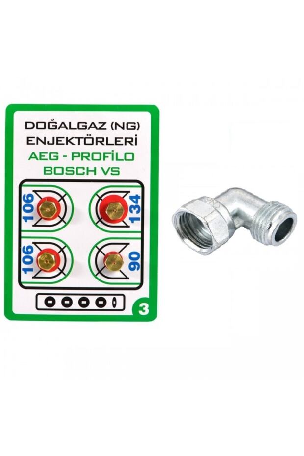 Ocak Dönüşüm Seti Doğalgaz Üniversal 7mm - 1