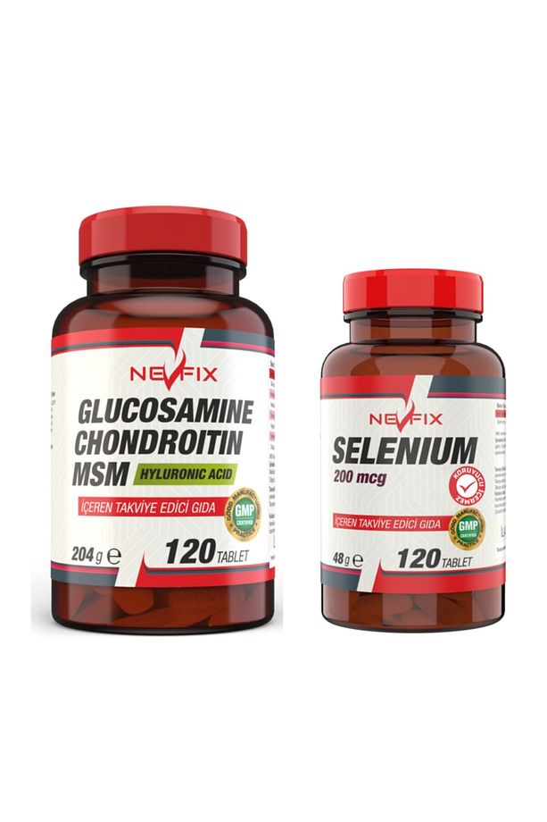 Glucosamine 120 Tablet Chondroitin Msm Yumurta Kabuğu Zarı Selenium 120 Tabler - 1