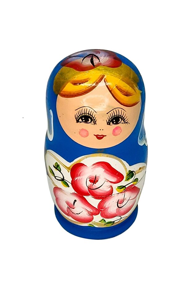 Mavi Matruşka Bebekler Biblo - 1