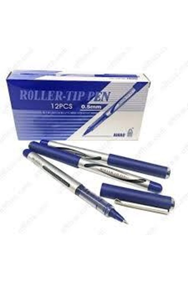 Roller Tip Pen 0,5mm Mavi Pilot Kalem 12 Adet - 2