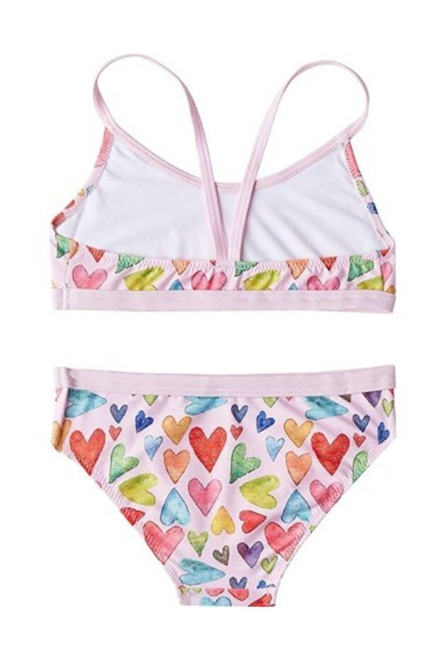Pembe Kız Çocuk Bikini - 1