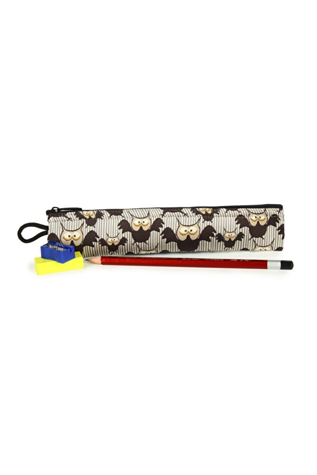 100% Woven Fabric Small Pen Holder - Pencil Case (4cm X 19 Cm)