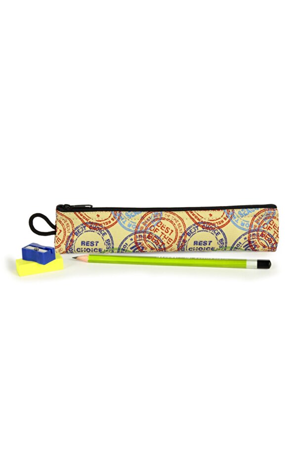 100% Woven Fabric Small Pen Holder - Pencil Case (4cm X 19 Cm)