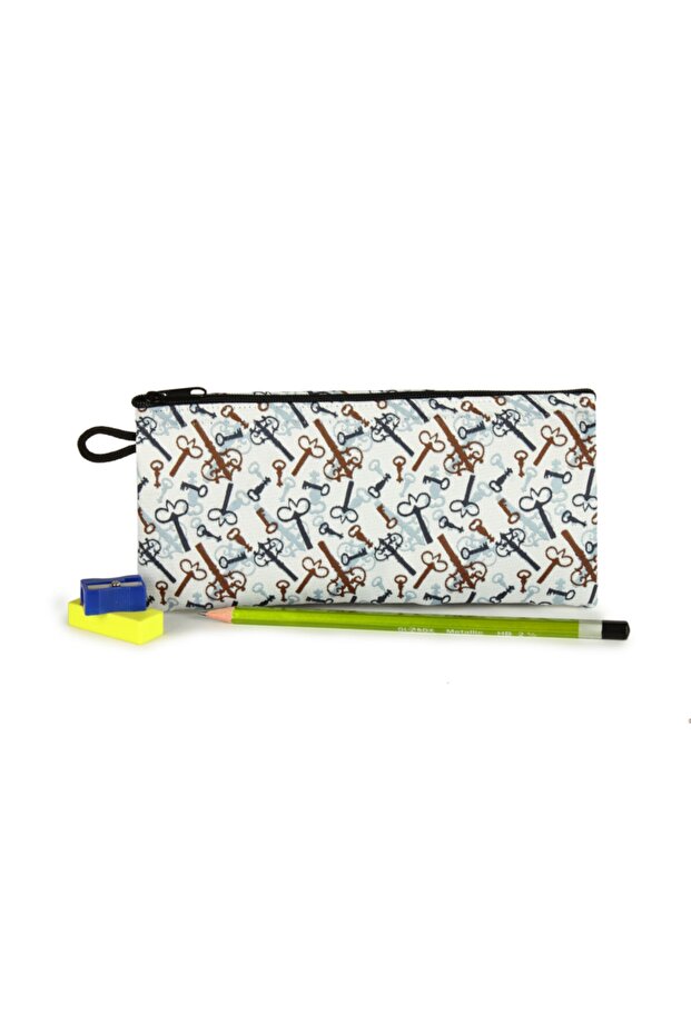 100% Woven Fabric Pen Holder - Pencil Case (9cm X 18,5cm)