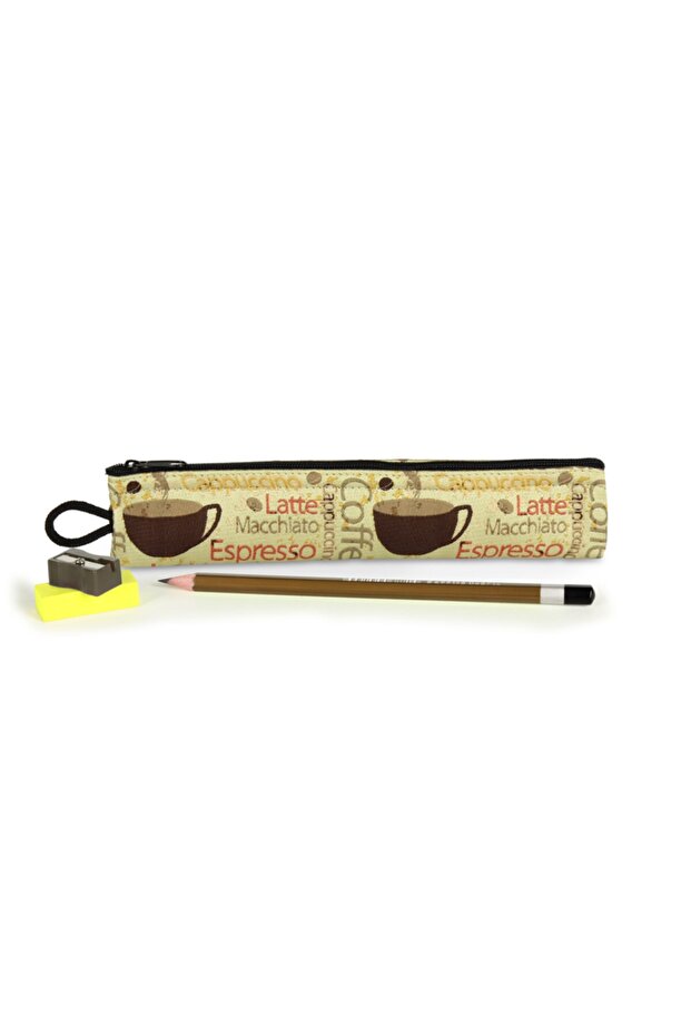 100% Woven Fabric Small Pen Holder - Pencil Case (4cm X 19 Cm)