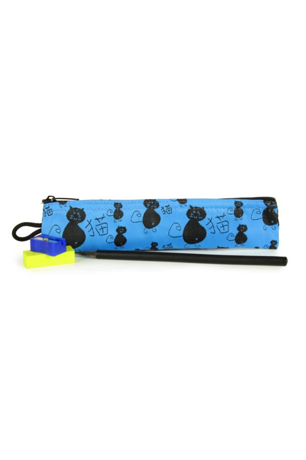 100% Woven Fabric Small Pen Holder - Pencil Case (4cm X 19 Cm)