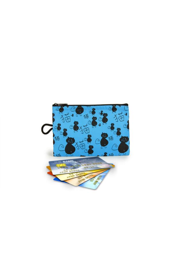 Woven Fabric Money Wallet 9.5cm X 14.5cm