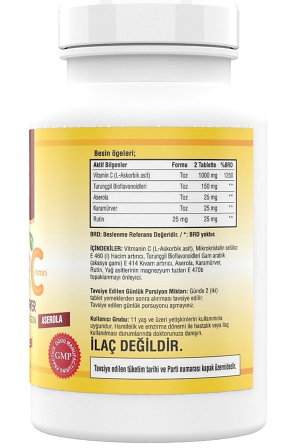 Kore Ginseng Extract 120 Tablet Ester C Vitamini 180 Tablet Karamürver - 4