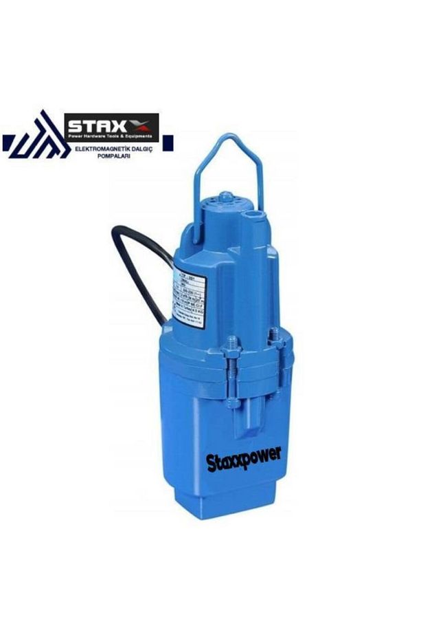 Staxx Pro Çelik Gövdeli Titreşimli Dalgıç Su Pompası Dalgıç Motoru 1/2'' 35mt Su Çeker - 2
