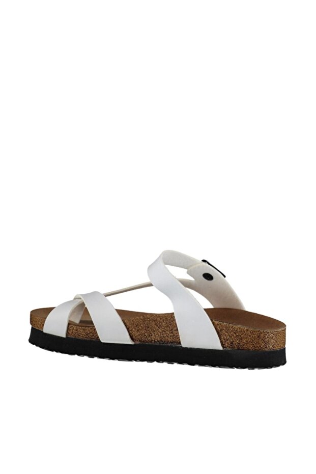 Dámské bílé pantofle B777753009 - 4