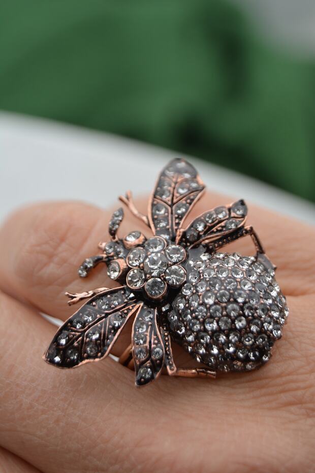 Zircon Stone Adjustable Animal Figured Women's Ring
