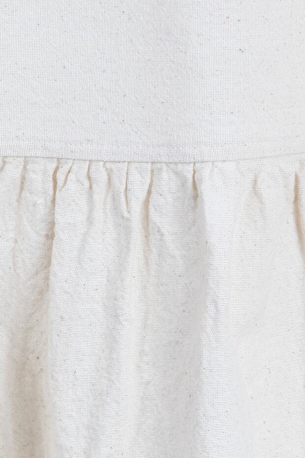Naturel Perde Rustik Pileli Vintage 200x185 Cm - 5