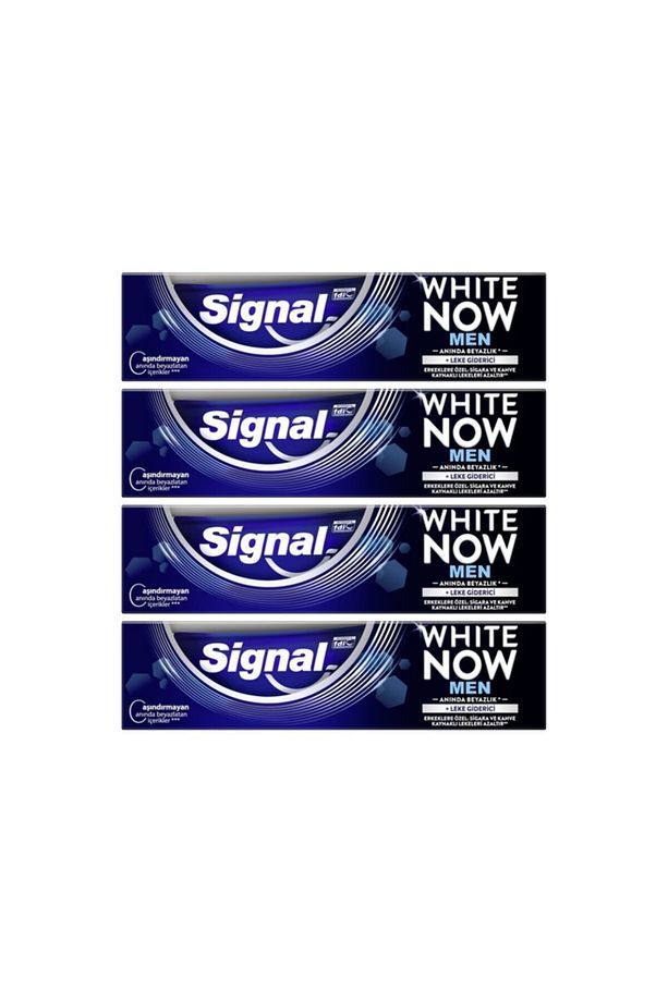 White Now 75 Ml Men Diş Macunu X 4 Adet - 1