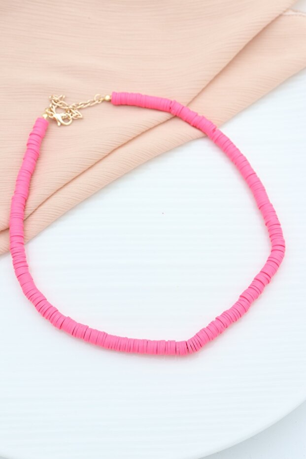 Fimo Boncuklu Kolye - 1