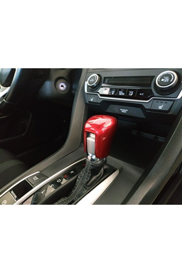 Honda Civic Fc5 -Fk7Auto Gear Shift Knob Full Plated-Red