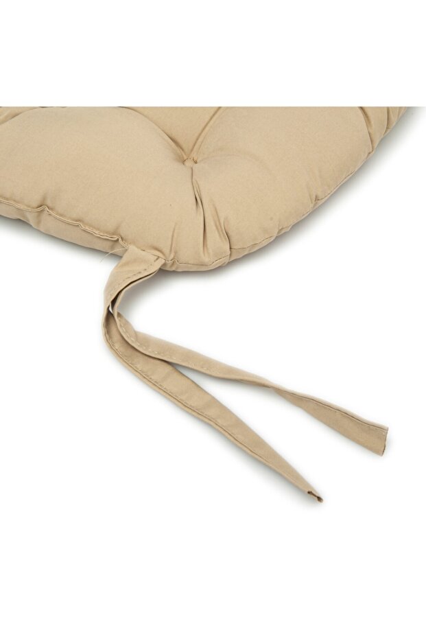 Sandalye Minderi Oval 43x43 Cm - Camel - 2