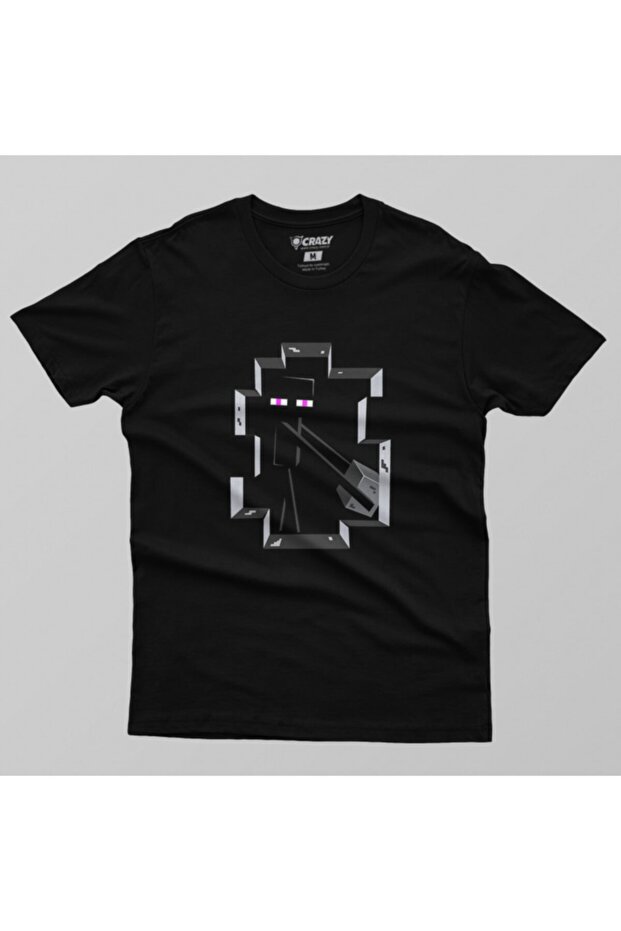 Minecraft Enderman Inside Erkek Tişört - 2