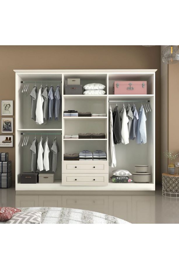 Assos 6 Kapak 2 Çekmece Gardırop - 3