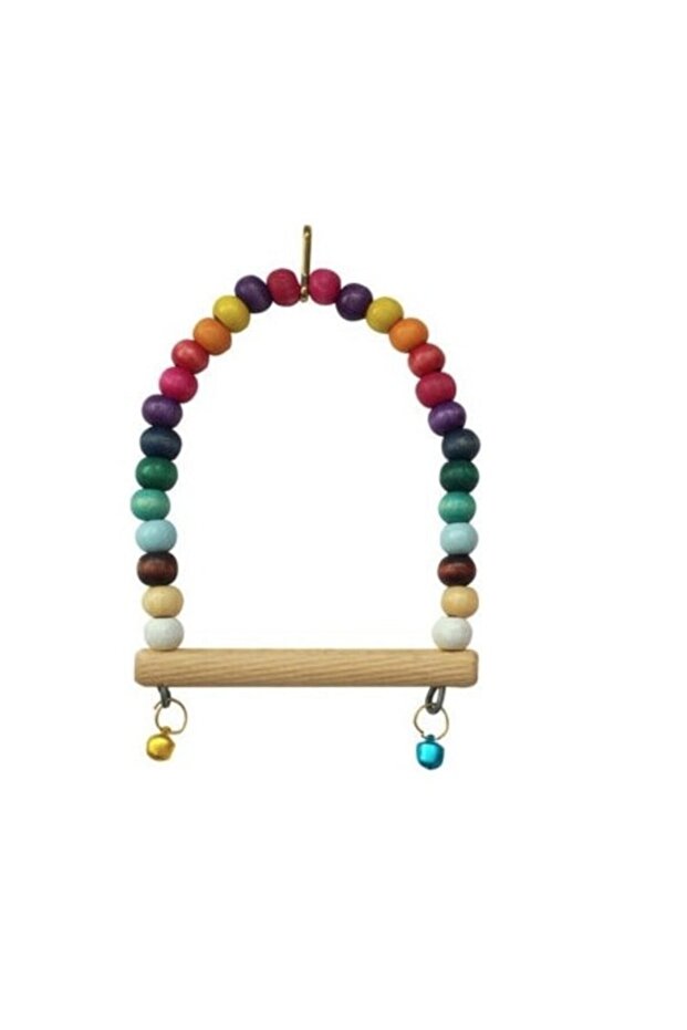 Pet Istanbul Beaded Love Wood Swing