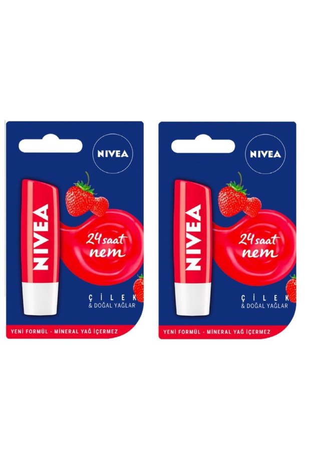Nıvea Lip Cream Cılek 4.8gr X2