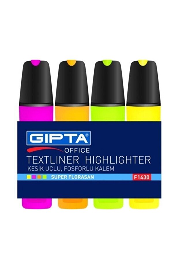 Fosforlu Kalem 4 Renk Set - 1