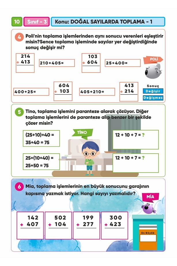 3.Sınıf Matematik Soru Bankası - Canlanan Kitap - AR - 5
